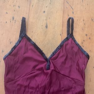 Red and Black Yumiko Leotard